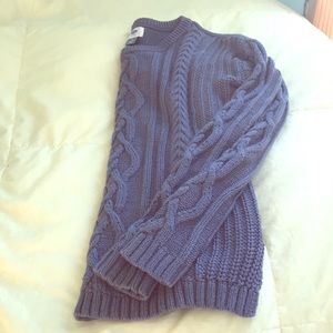 Gray-blue cozy sweater